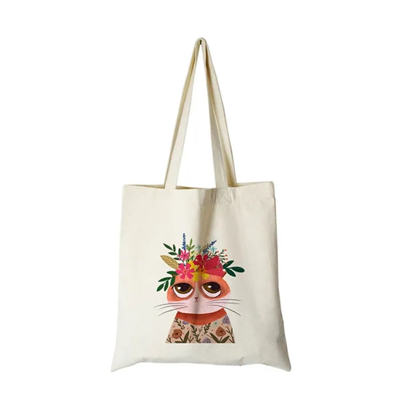 Canvas Tote Grocery Shopping Cloth Bag