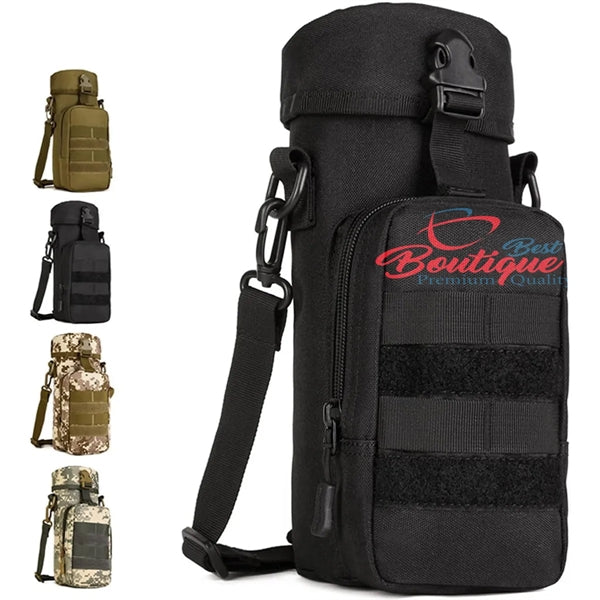 Tactical Kettle Bag Bottle Holder Outdoor Hiking Pouch
