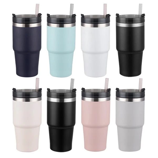 20oz Sports Insulated tumbler with straw and lid