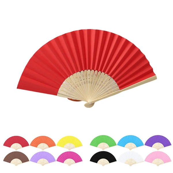 Eco-Friendly Bamboo Paper Fan