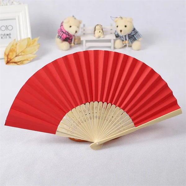 Eco-Friendly Bamboo Paper Fan