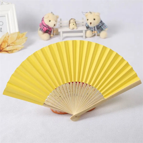Eco-Friendly Bamboo Paper Fan