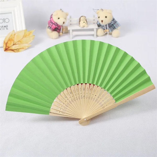 Eco-Friendly Bamboo Paper Fan