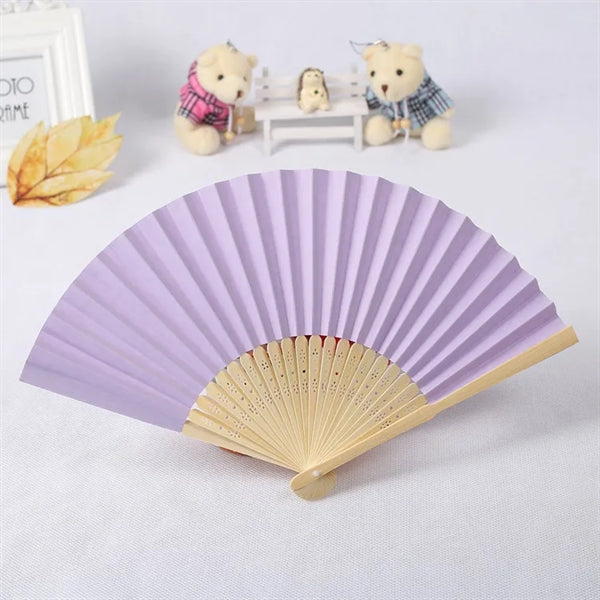 Eco-Friendly Bamboo Paper Fan