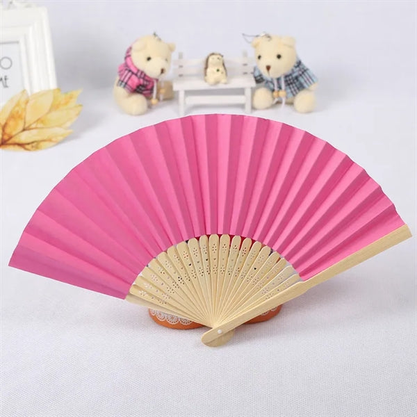 Eco-Friendly Bamboo Paper Fan