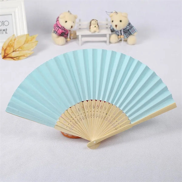 Eco-Friendly Bamboo Paper Fan