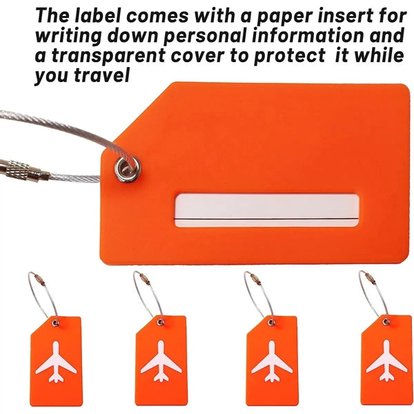 High Elastic Luggage Strap With Tag