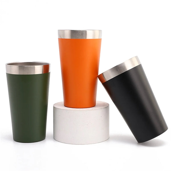 16oz The Stacking Beer Pint Matte Black