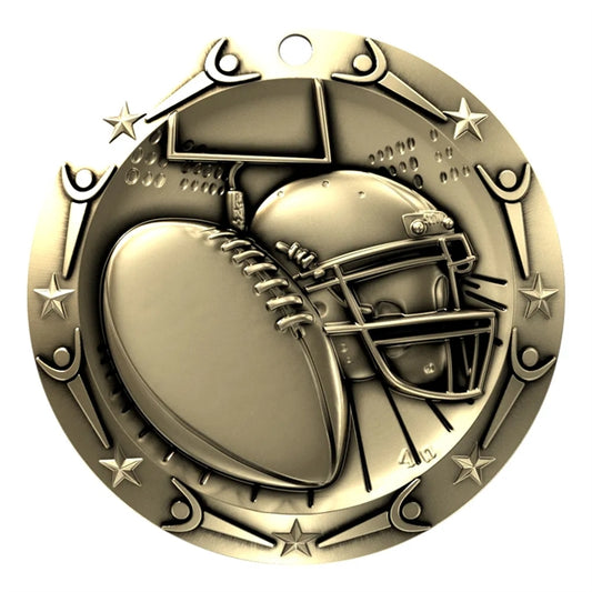 3'' World Class Football Medallion