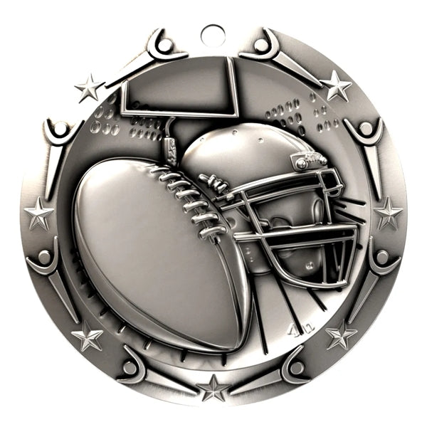 3'' World Class Football Medallion