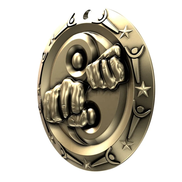 3'' World Class Martial Arts Medal