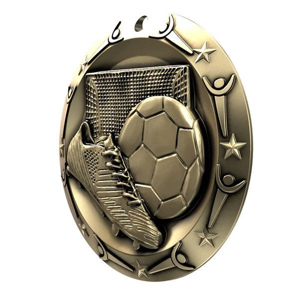 3'' World Class Soccer Medal