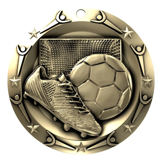 3'' World Class Soccer Medal