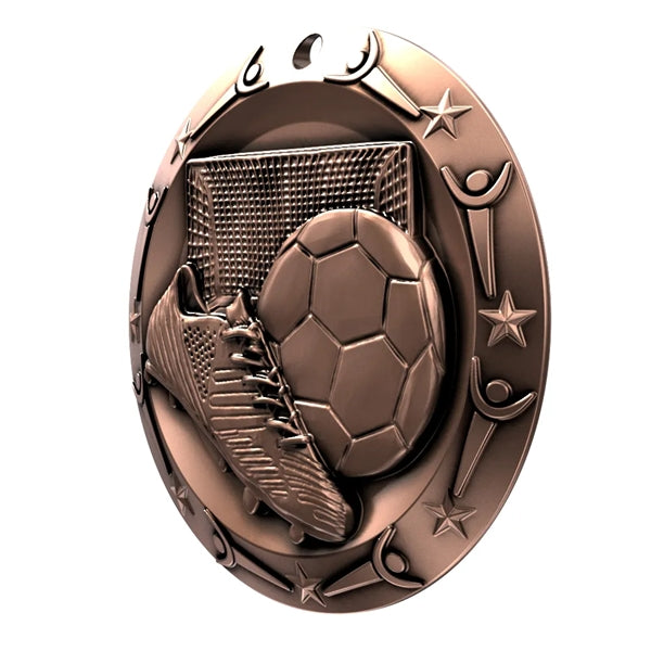 3'' World Class Soccer Medal