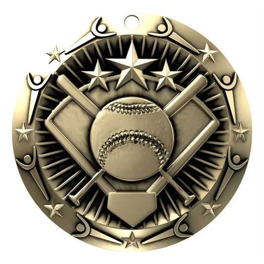 3'' World Class Softball Medallion