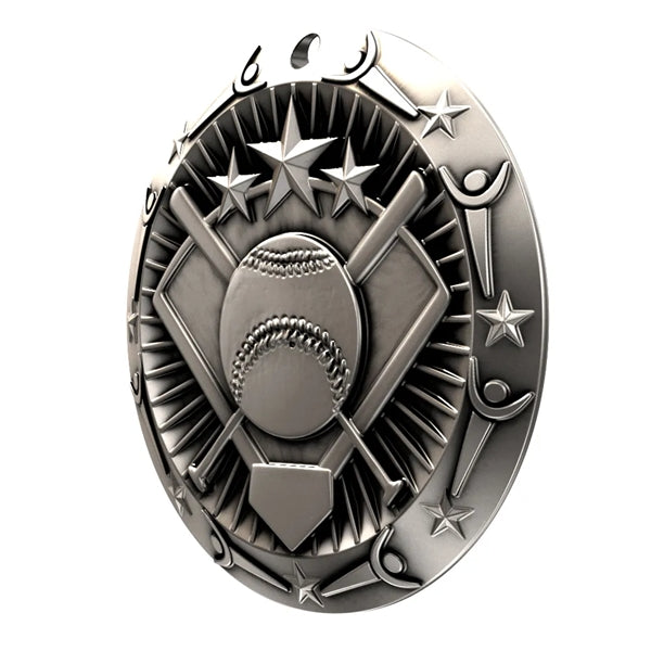 3'' World Class Softball Medallion