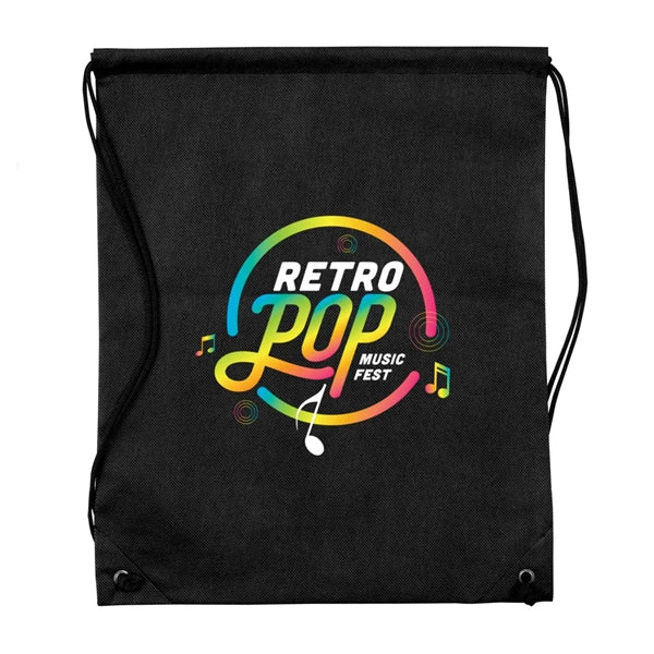 Full Color Drawstring Cinch up Backpack