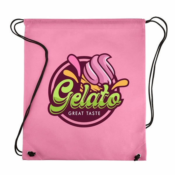 Full Color Drawstring Cinch up Backpack