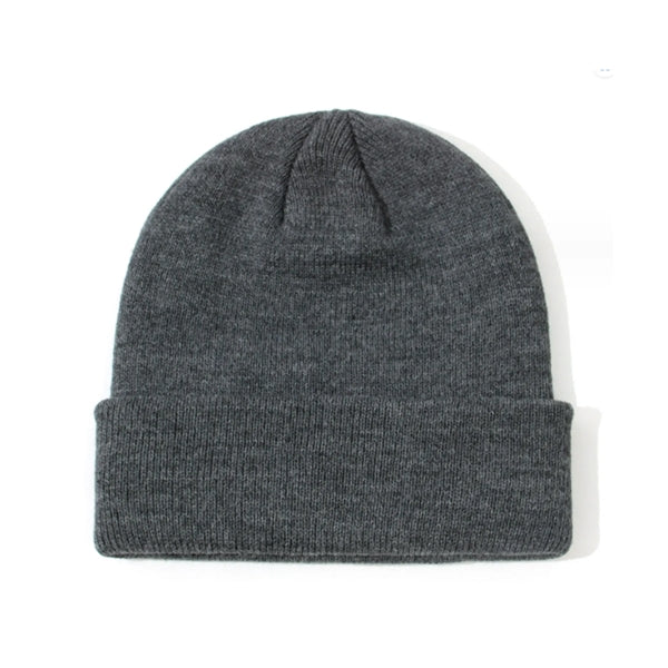 Children Solid Knitted Beanie Hat