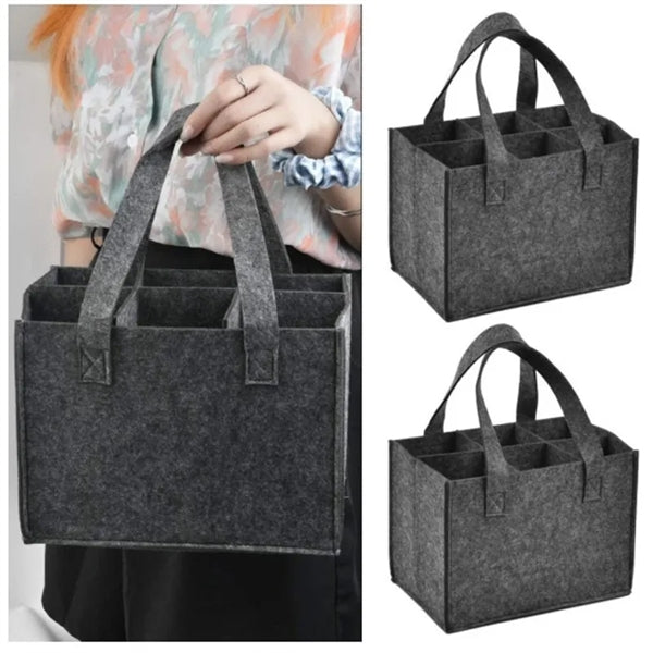 Felt Wine Bag 6 Bottles