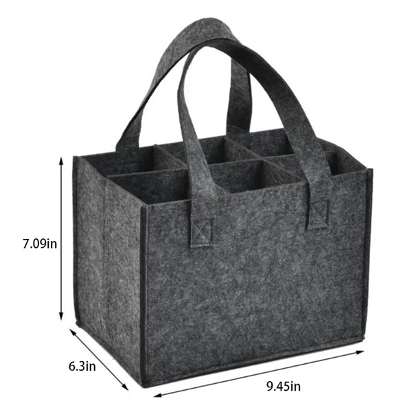 Felt Wine Bag 6 Bottles