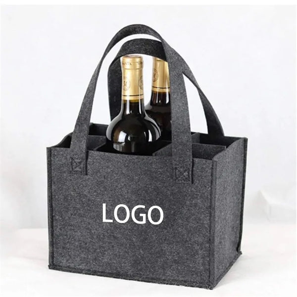Felt Wine Bag 6 Bottles