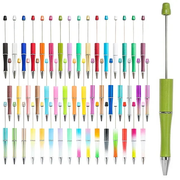 Plastic Beadable Bead DIY BallBallpoint Pen
