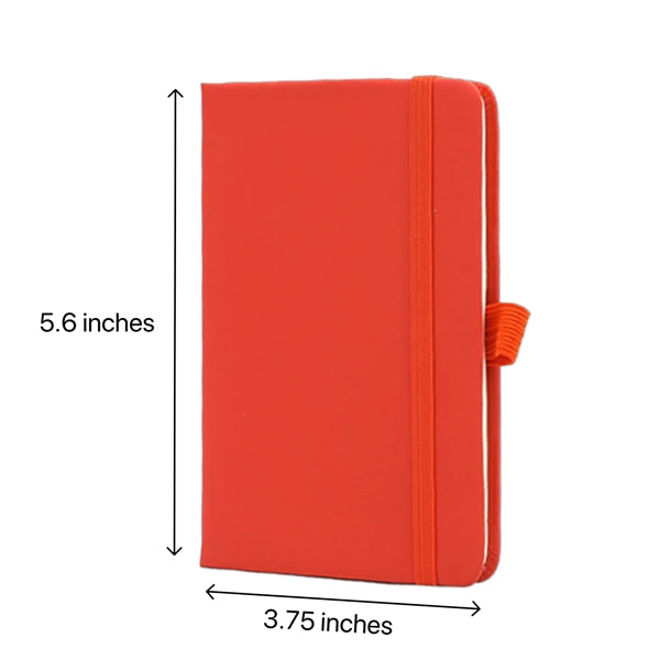 Full Color A6 PU Hardcover Notebook With Pen Loop