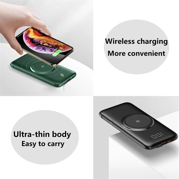10000Mah Wireless Portable Charger Bank