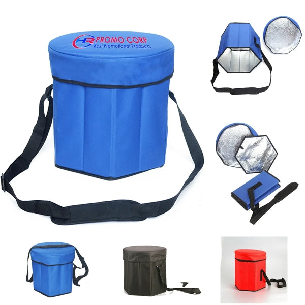 Unique Custom Hexagon Seat Logo Cooler Bag