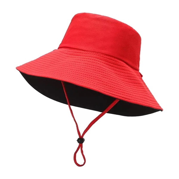 Large Brimmed Double-Sided Bucket Hat