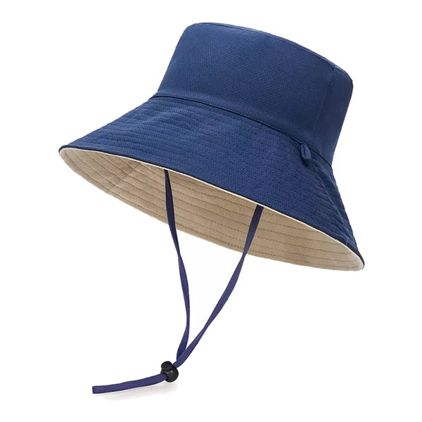 Large Brimmed Double-Sided Bucket Hat