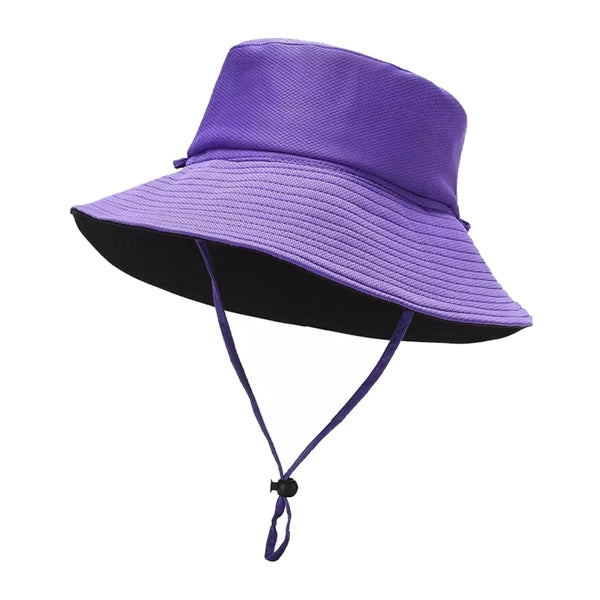 Large Brimmed Double-Sided Bucket Hat