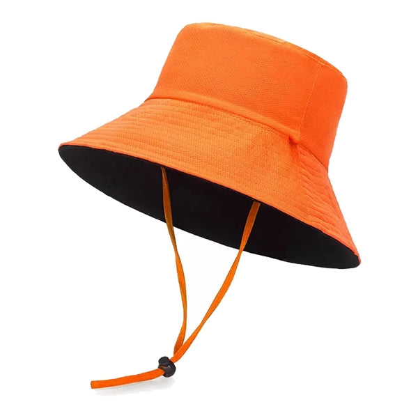 Large Brimmed Double-Sided Bucket Hat