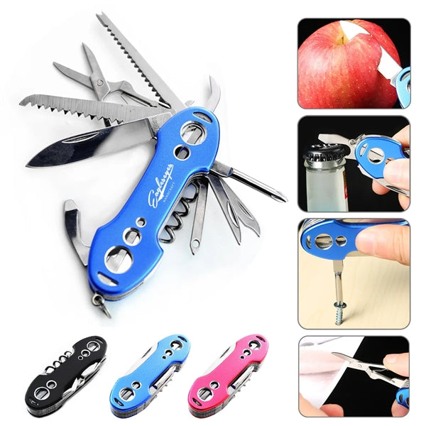 13 In 1 Swiss Style Army Pocket Multi Function Knife