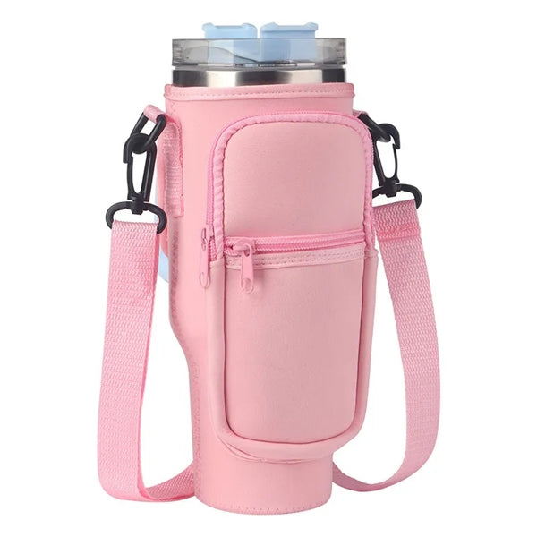 40 OZ Bottle Pouch Holder With Phone Pocket