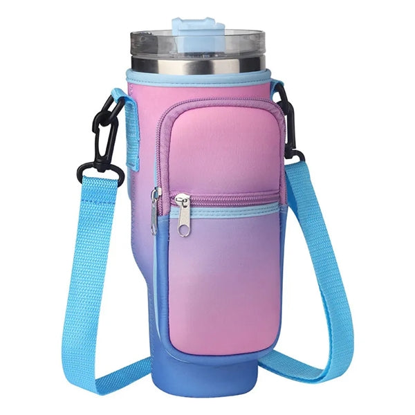 40 OZ Bottle Pouch Holder With Phone Pocket