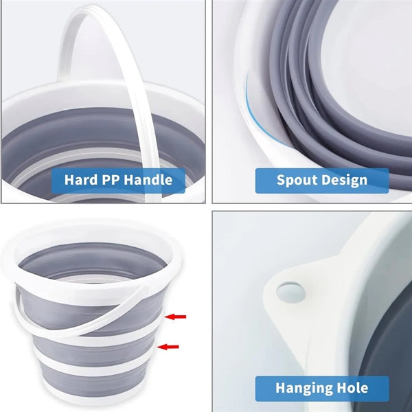 10L Portable Collapsible Buckets
