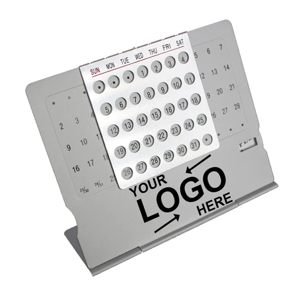 Aluminum Desk Calendar