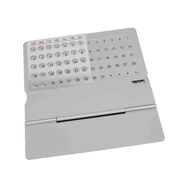 Aluminum Desk Calendar