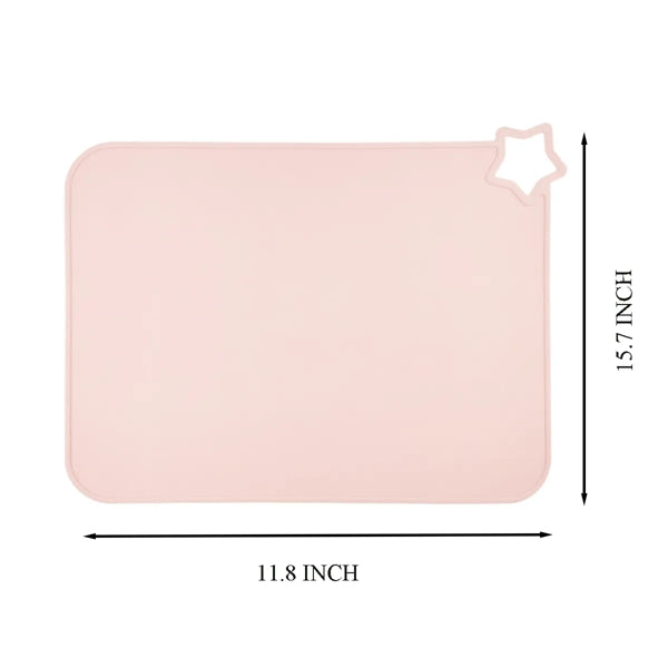 Stain Resistant Non-Slip Baby Silicone Placemats
