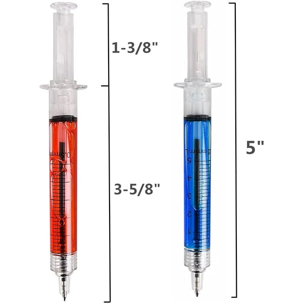 Retractable Syringe Ballpoint Pen