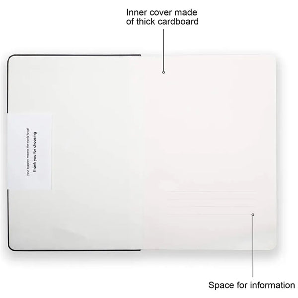 Notebook for Work College Ruled Hardcover Journal
