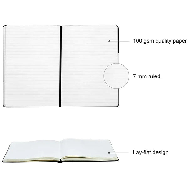 Notebook for Work College Ruled Hardcover Journal