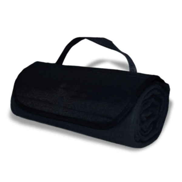 Embroidered Fleece Roll-Up Blanket