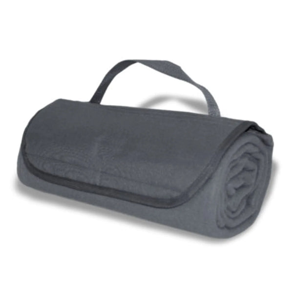 Embroidered Fleece Roll-Up Blanket