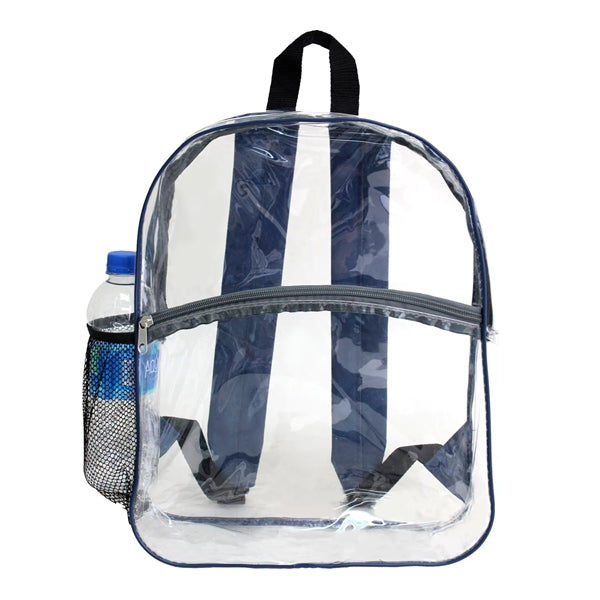 New & Improved Clear Zipper Backpack