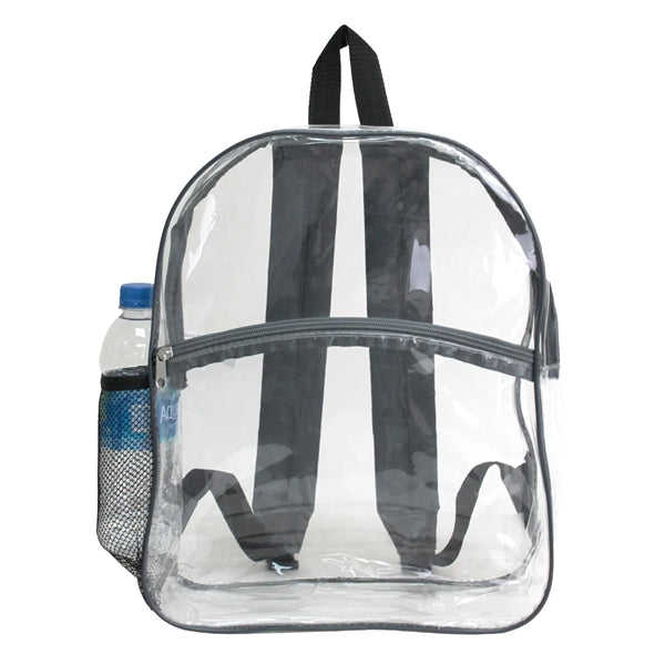 New & Improved Clear Zipper Backpack