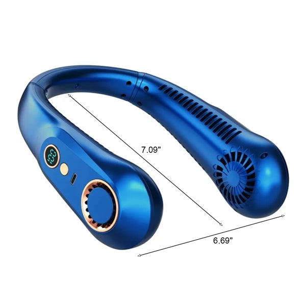 Portable Hands Free Cool Breeze Bladeless Neck Fan
