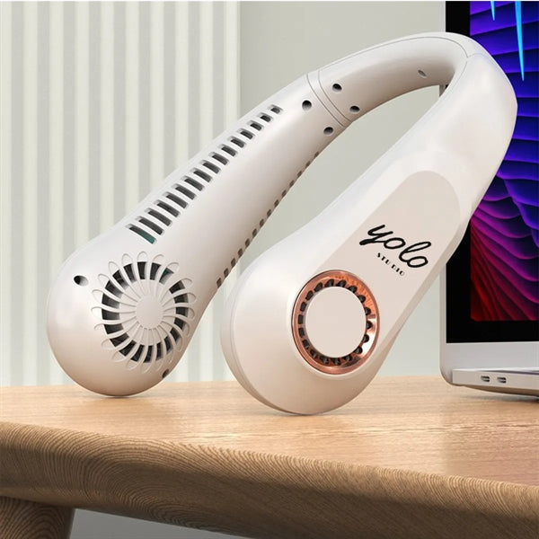 Portable Hands Free Cool Breeze Bladeless Neck Fan